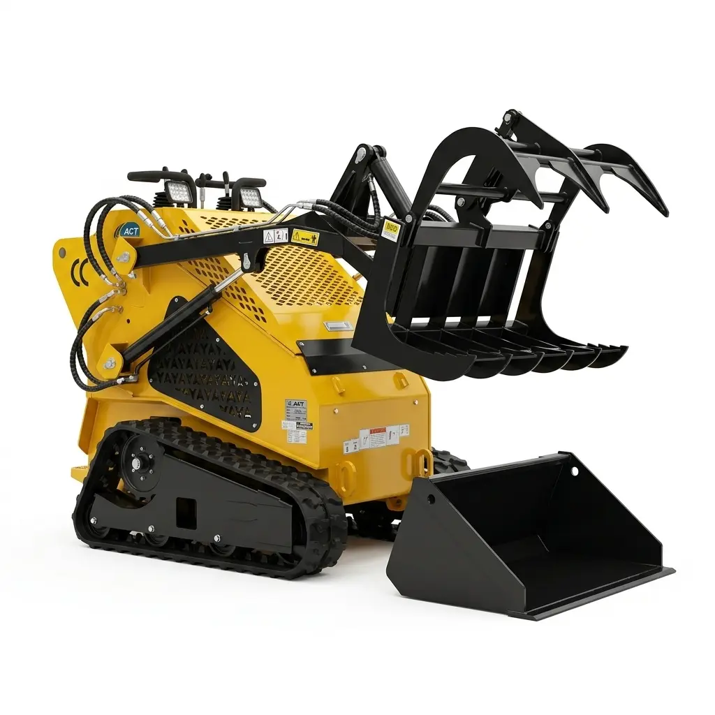 Mini Skid Steer with Grapple — model MX-CRT23